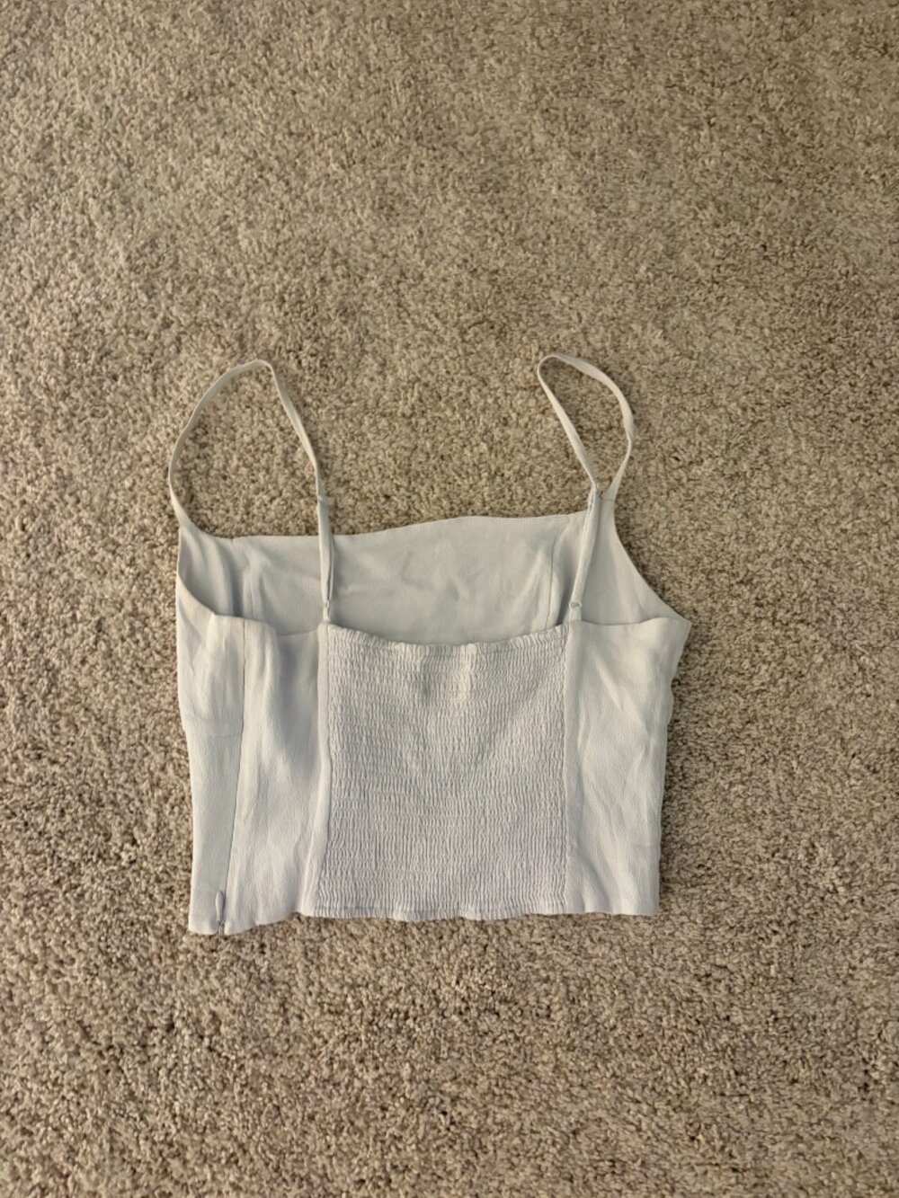 Wilfred (Aritzia) Linen Cropped Tank Top - Picture 3 of 4